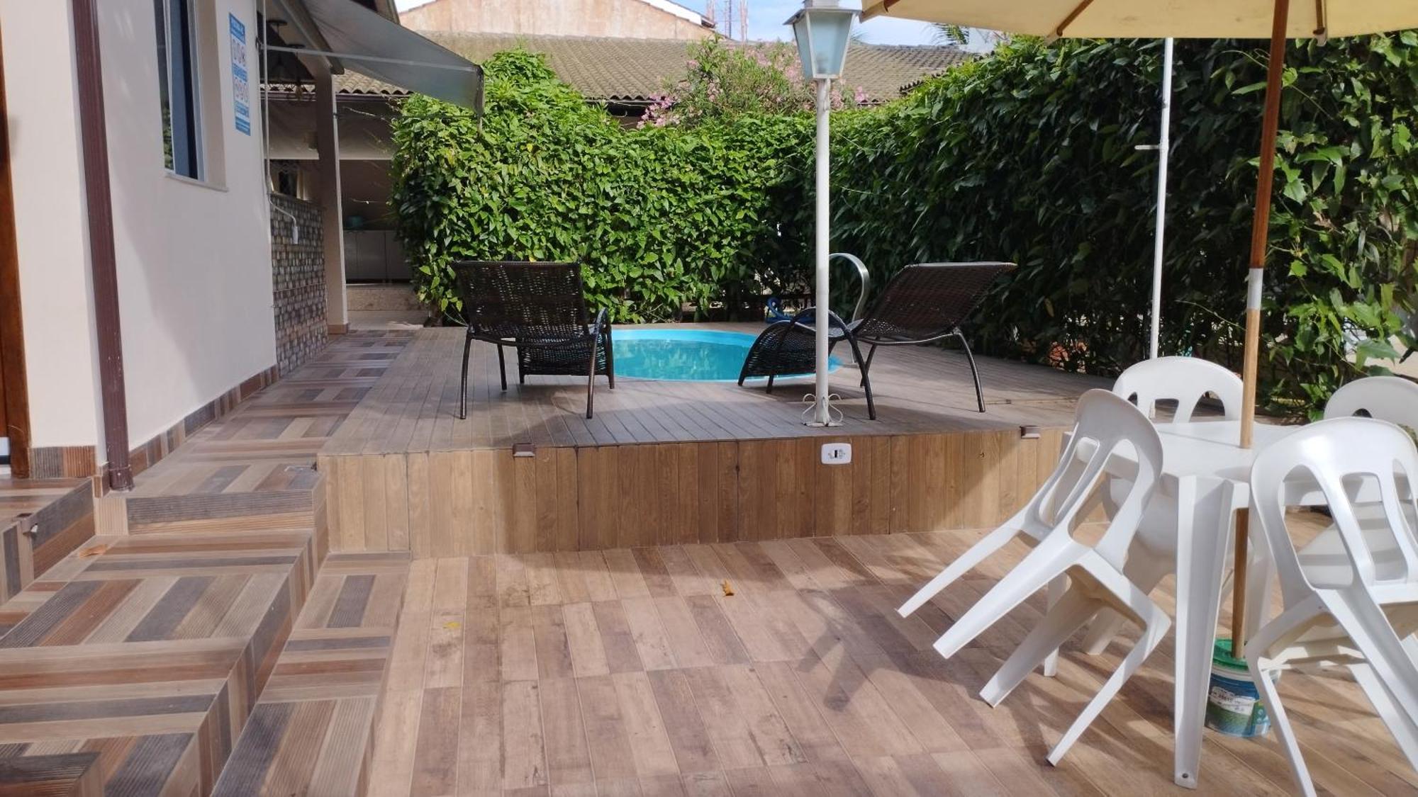 Casa C/ Piscina E Area Gourmet, 5 Min Da Praia. グアラパリー エクステリア 写真