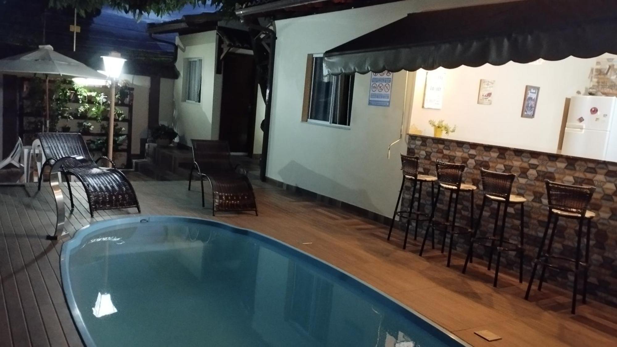 Casa C/ Piscina E Area Gourmet, 5 Min Da Praia. グアラパリー エクステリア 写真